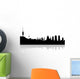 barcelona skyline and landmarks Wall Decal