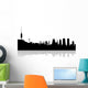 barcelona skyline and landmarks Wall Decal