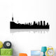 barcelona skyline and landmarks Wall Decal