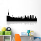 barcelona skyline and landmarks Wall Decal