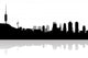 barcelona skyline and landmarks Wall Decal