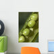 An Opened Green Pea Pod Wall Mural