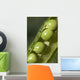 An Opened Green Pea Pod Wall Mural