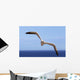 Gannet Flying Over The Water Wall Mural