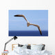 Gannet Flying Over The Water Wall Mural