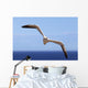 Gannet Flying Over The Water Wall Mural