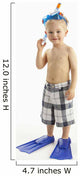 A Boy Wearing Snorkeling Gear Wall Mural