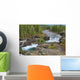 Waterfall In The Canadian Rocky Mountains Wall Mural