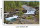 Waterfall In The Canadian Rocky Mountains Wall Mural