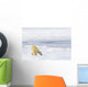 Polar Bear Being Curious, Sniffing And Exploring Territory For Food Wall Mural