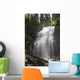 Waterfalls Flowing Down A Rock Cliff Wall Mural