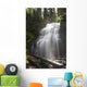 Waterfalls Flowing Down A Rock Cliff Wall Mural