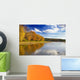 Autumn Deer Lake Wall Mural
