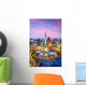 Indianapolis Indiana USA Monument Circle Evening Wall Decal