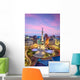 Indianapolis Indiana USA Monument Circle Evening Wall Decal