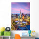 Indianapolis Indiana USA Monument Circle Evening Wall Decal