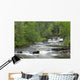 Cascading Falls Along A Creek Wall Mural