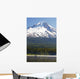 Boating In Trillium Lake With Mount Hood Wall Mural