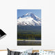 Boating In Trillium Lake With Mount Hood Wall Mural