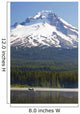 Boating In Trillium Lake With Mount Hood Wall Mural
