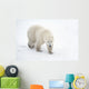 A Lone Polar Bear With a Curious Look Wall Mural