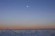 Full Moon At Dusk With Ice On Lake Superior Wall Mural
