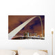 Looking Over The Tyne At Dusk Wall Mural