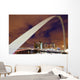 Looking Over The Tyne At Dusk Wall Mural