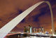 Looking Over The Tyne At Dusk Wall Mural