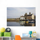 Village Houses And Boats In Harbor Wall Mural