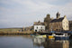 Village Houses And Boats In Harbor Wall Mural