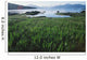 Field Of Grass And Coastline Wall Mural