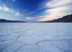Looking Across The Saltpans At Badwater At Dusk Wall Mural
