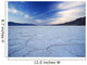 Looking Across The Saltpans At Badwater At Dusk Wall Mural