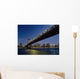 Looking Along Manhattan Bridge At Dusk Wall Mural