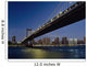 Looking Along Manhattan Bridge At Dusk Wall Mural