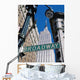 Broadway Sign And Empire State Building Wall Mural
