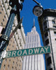 Broadway Sign And Empire State Building Wall Mural