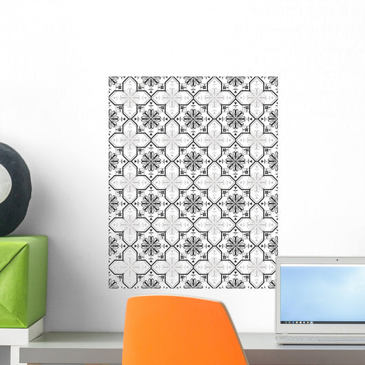 Gray Seamless Wallpaper Wall Mural