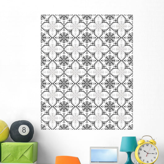 Gray Seamless Wallpaper Wall Mural