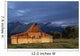 Sunrise On Old Wooden Barn On Farm, Moulton Barn Wall Mural