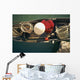 View From Above Of Vietnamese Woman In Conical Hat In A Boat Wall Mural
