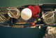 View From Above Of Vietnamese Woman In Conical Hat In A Boat Wall Mural
