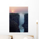 Looking Along Victoria Falls At Dusk From Zambia To Zimbabwe Wall Mural
