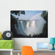 Rainbow In Front Of Victoria Falls Wall Mural