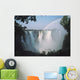 Rainbow In Front Of Victoria Falls Wall Mural