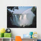 Rainbow In Front Of Victoria Falls Wall Mural