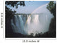 Rainbow In Front Of Victoria Falls Wall Mural