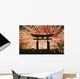Summer Fireworks At Itsukushima Shrine Wall Mural