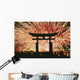 Summer Fireworks At Itsukushima Shrine Wall Mural